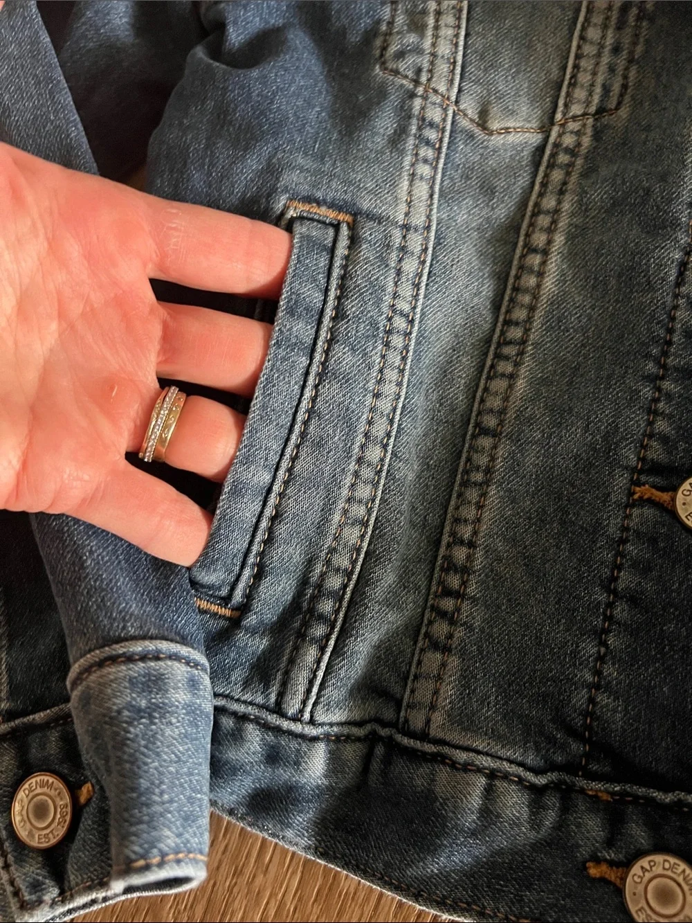 Gap Denim Jacket Stretchy